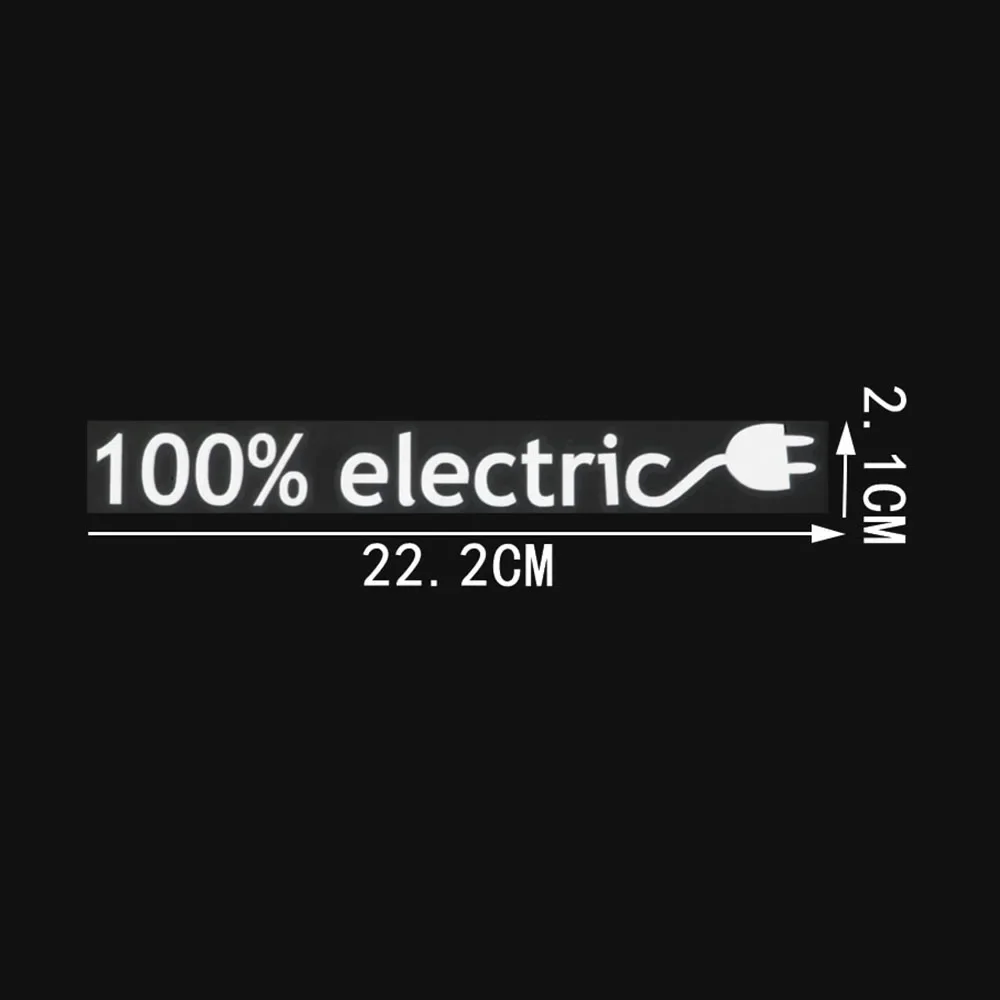 

Мультяшный узор Декор 100% электрический автомобиль наклейка виниловая наклейка черный/серебряный