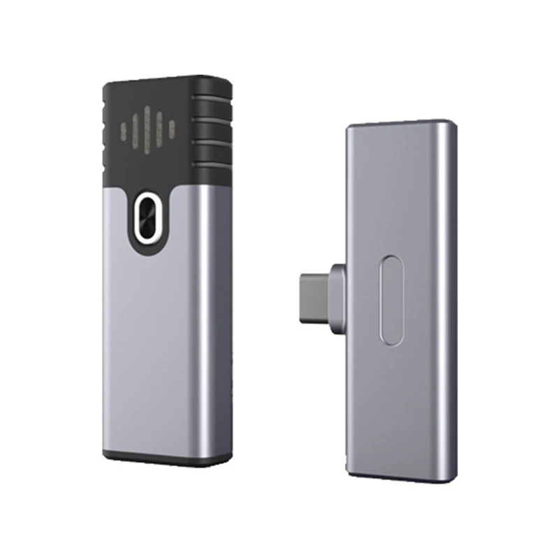 

USB-микрофон типа C, петличный микрофон для видеосъемки, шумоподавление, 2,4 ГГц, радио, 360 °, передача звука, Прямая поставка