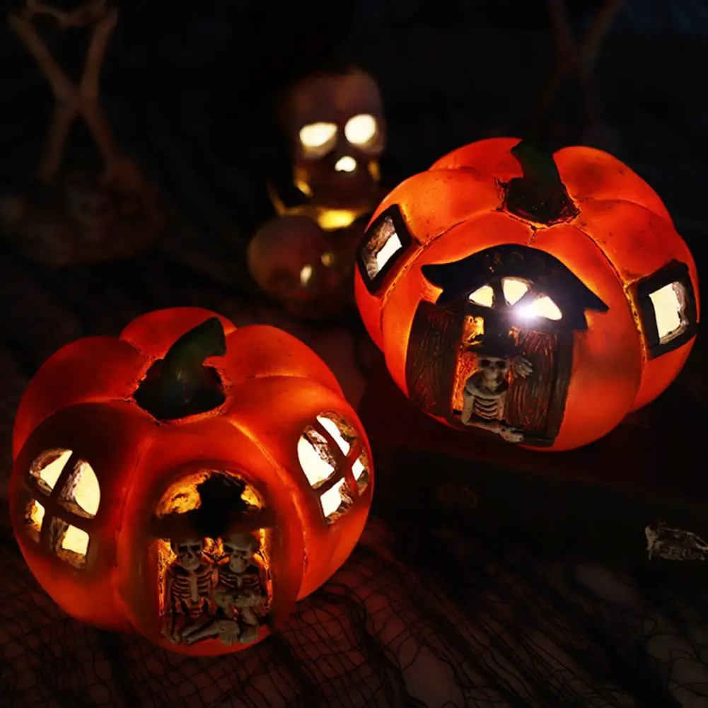 

Festival Decoration Wear Resistant Ghost Festival Party Pumpkin Skeleton Light for Party