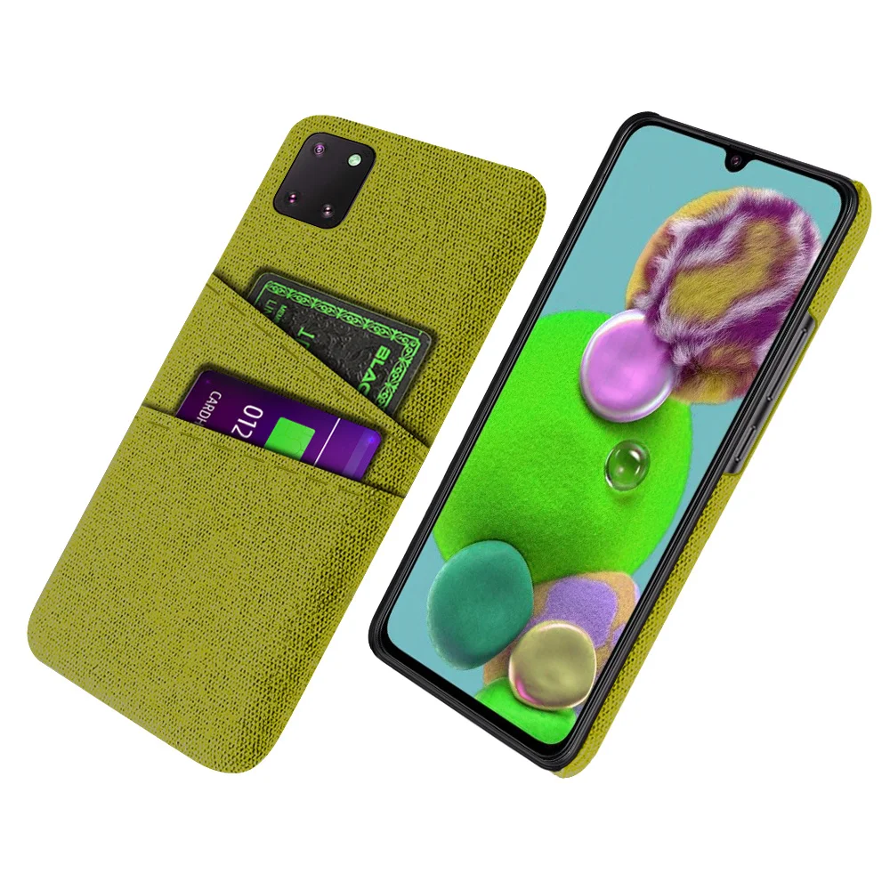 

Galaxy Note 10 Lite For Samsung Galaxy Note 10 Lite Case Dual Card Fabrics Cover For Samsung S10 Lite 2020 Coque Note10 Lite