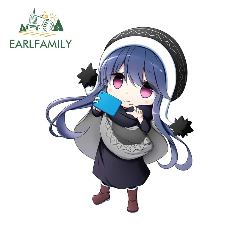 EARLFAMILY 13 см X 10 4 Забавная девушка холодильник автомобиль отличная наклейка