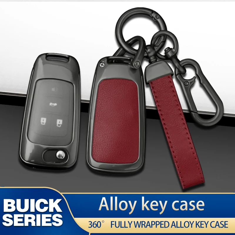 

Zinc alloy Leather Car Key Case Key Cover Suitable for Buick for Opel Astra J Corsa Zafira StylingKey Protection Car Accessories