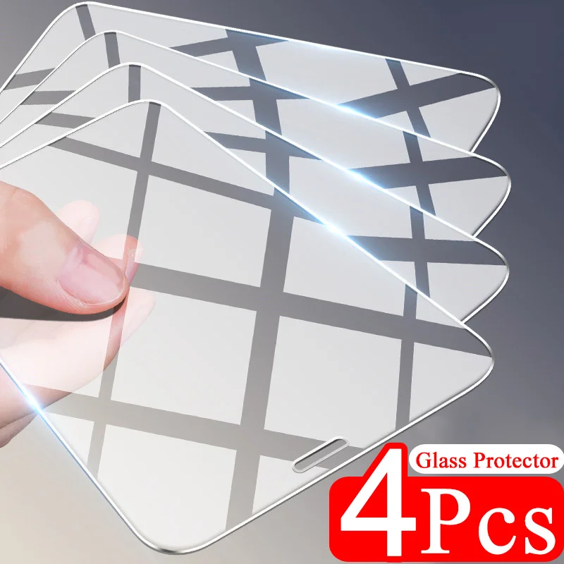 Защитное стекло для iPhone закаленное с полным покрытием 11 12 X XS Max XR 7 8 6 Plus Pro 4 шт. |