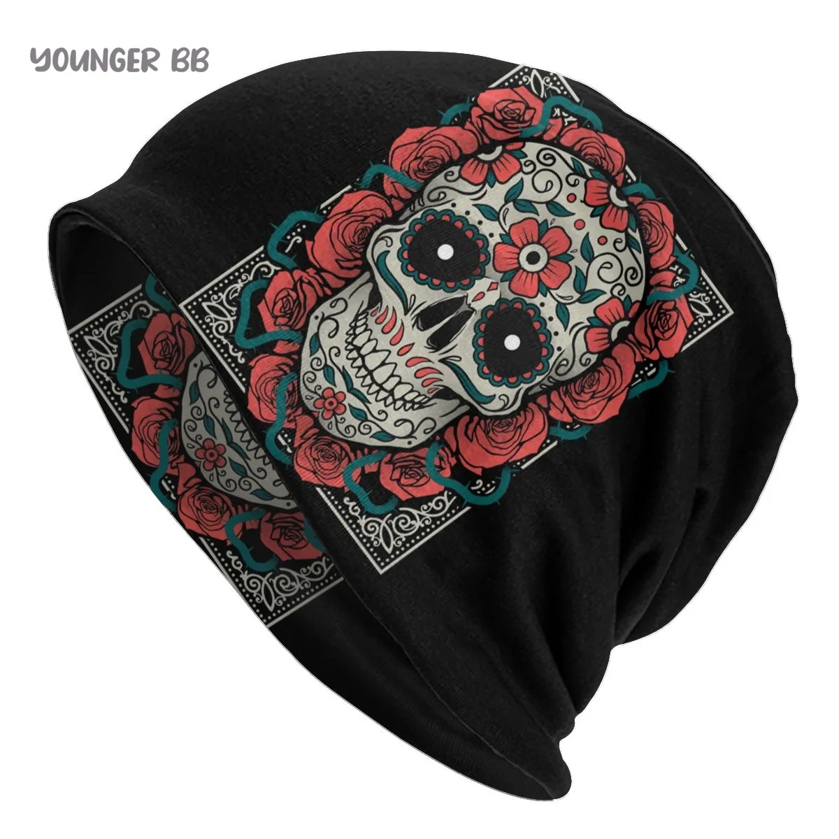 

Bonnet Hats Mexico Skull Sugar Men Women's Knitting Hat Mexican Skull 1 Winter Warm Cap Beanies Thermal Elastic Caps