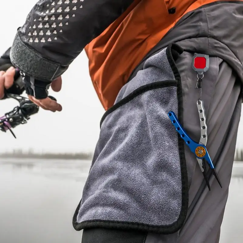 Выдвижной брелок для рыбалки с замком выдвижной привязь снаряжения инструмент