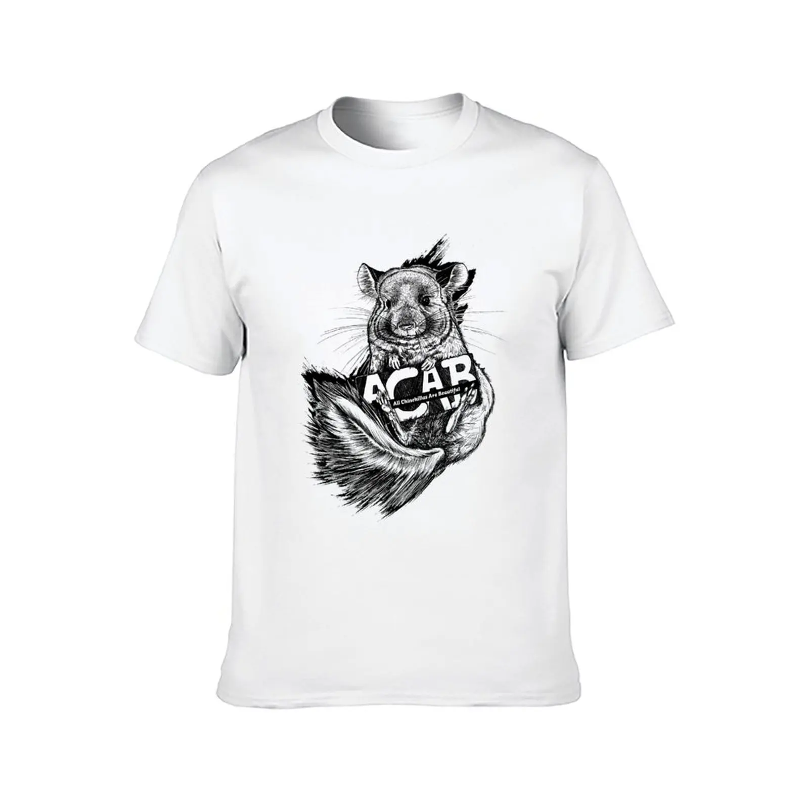 Фото Красивый!) Хлопковые шиншиллы Are t Man Chinchilla (все рубашки мужские забавные футболки ACAB для мужчин - рубашки №2
