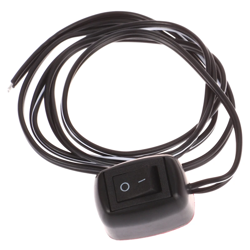 

Universal Car Switch Paste Type Toggle Switch with Cable 60cm DC 12V for Fog Ring Drive Lights Neon Lights