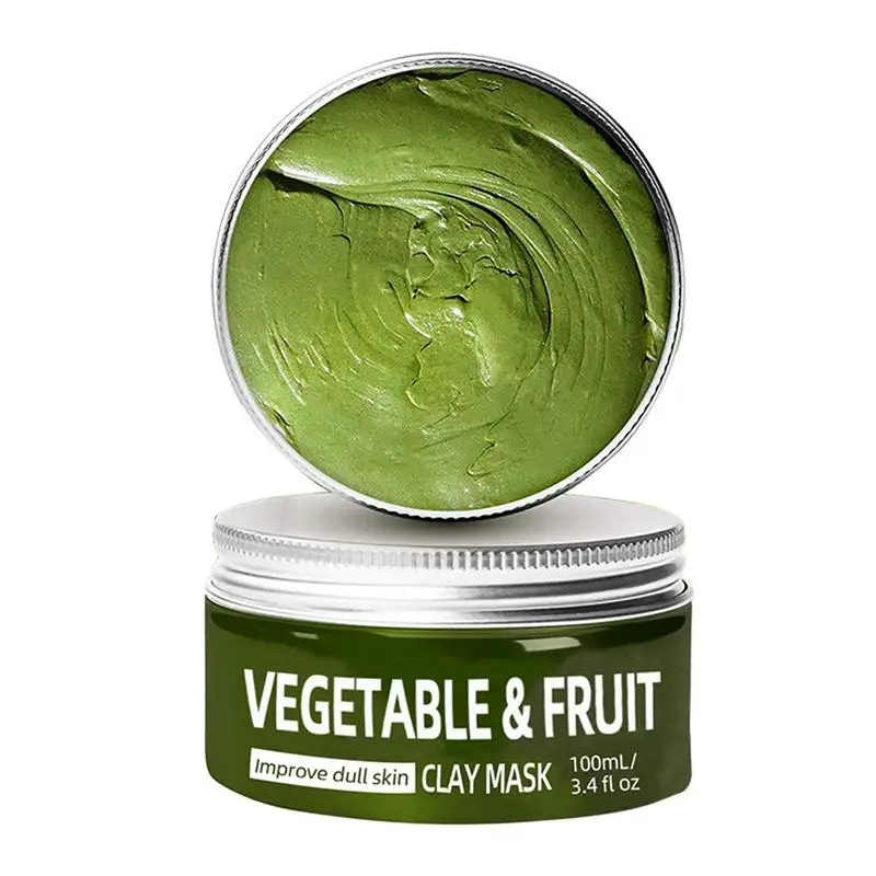 

Face Clay Nature Facial Clay Film Mild 120ml Pore Cleanser Moisturizing Hydrating Onions Carrots Cauliflower Cucumbers Avocados