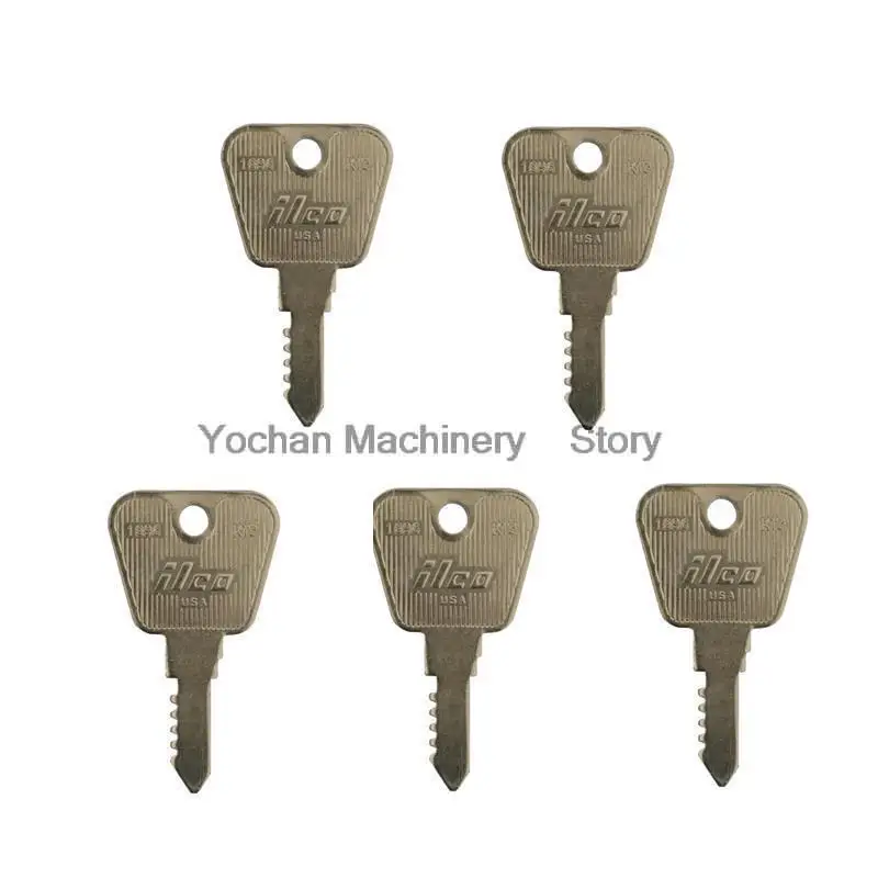 5 Pcs T2545-41151 Ignition Keys For Kioti Tractor Models LB1914 LK2554 LK30 LK3054 T2540-41151