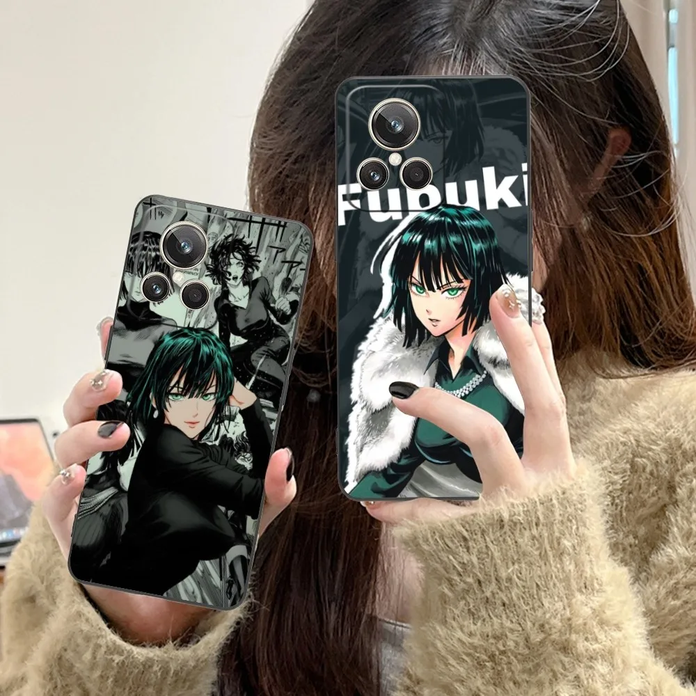 Чехол для мобильного телефона Punch Fubuki Realme GT 2 9i 8i 7i Pro X50 X2 C35 C21 C20 C11 C3 Черный Мягкий