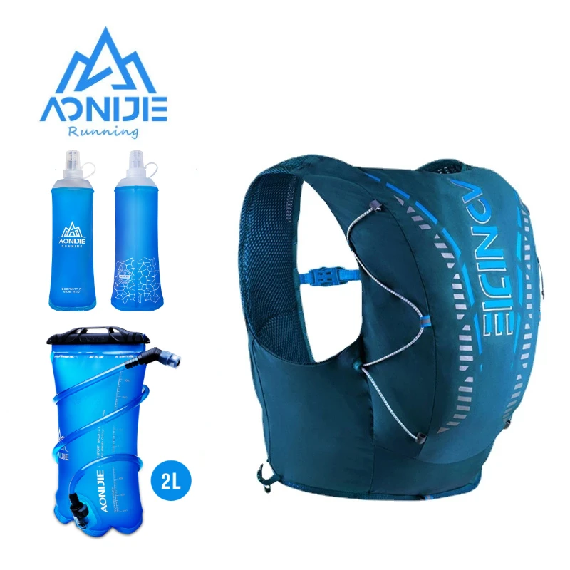 AONIJIE C962S 12L Sports Off Road Backpack Cross Country Running Hydration Pack Bag Vest For Hiking Trail Cycling Marathon Race