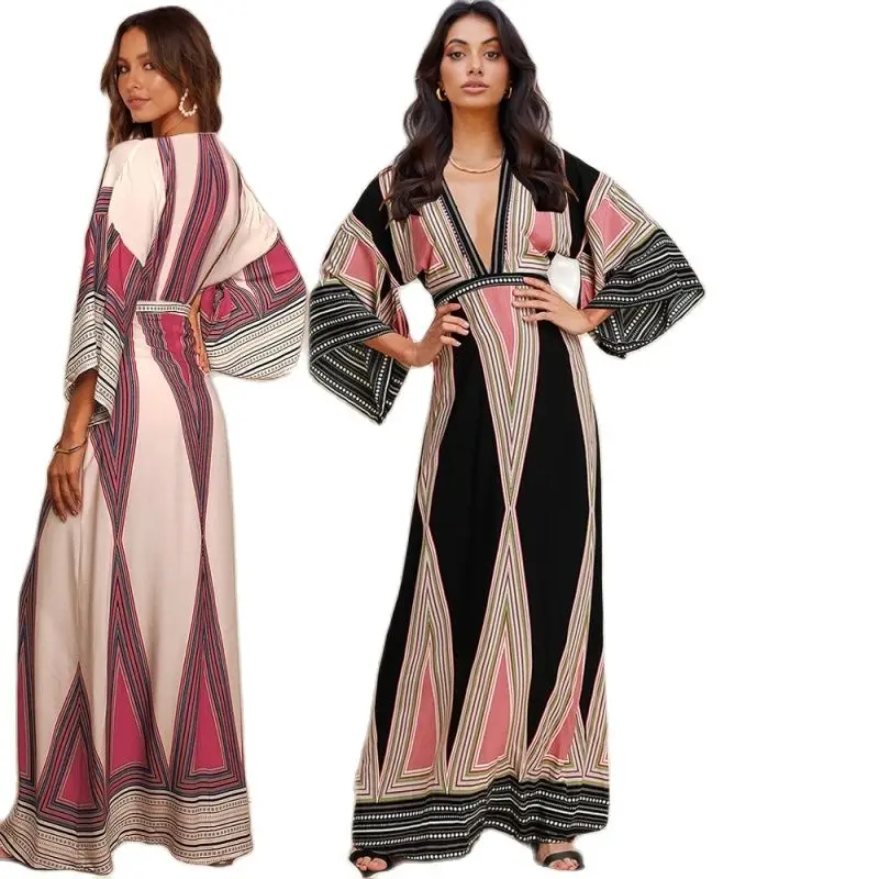

Indian Sexy Dress with Deep Collars in Spring and Summer