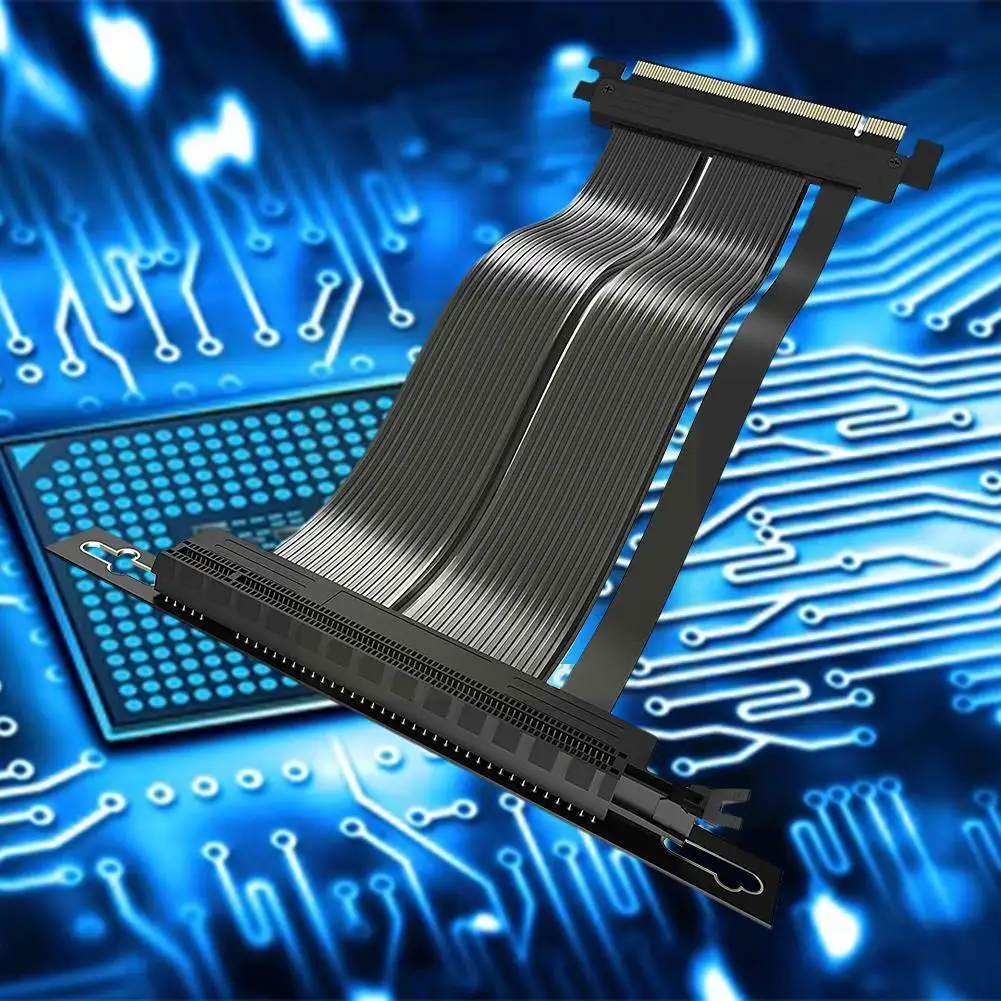 

High-speed Pcie 4.0 X16 Riser Cable Graphics Card Extension Pci Card Extender Gpu Cable Expansion Riser Port G3n8
