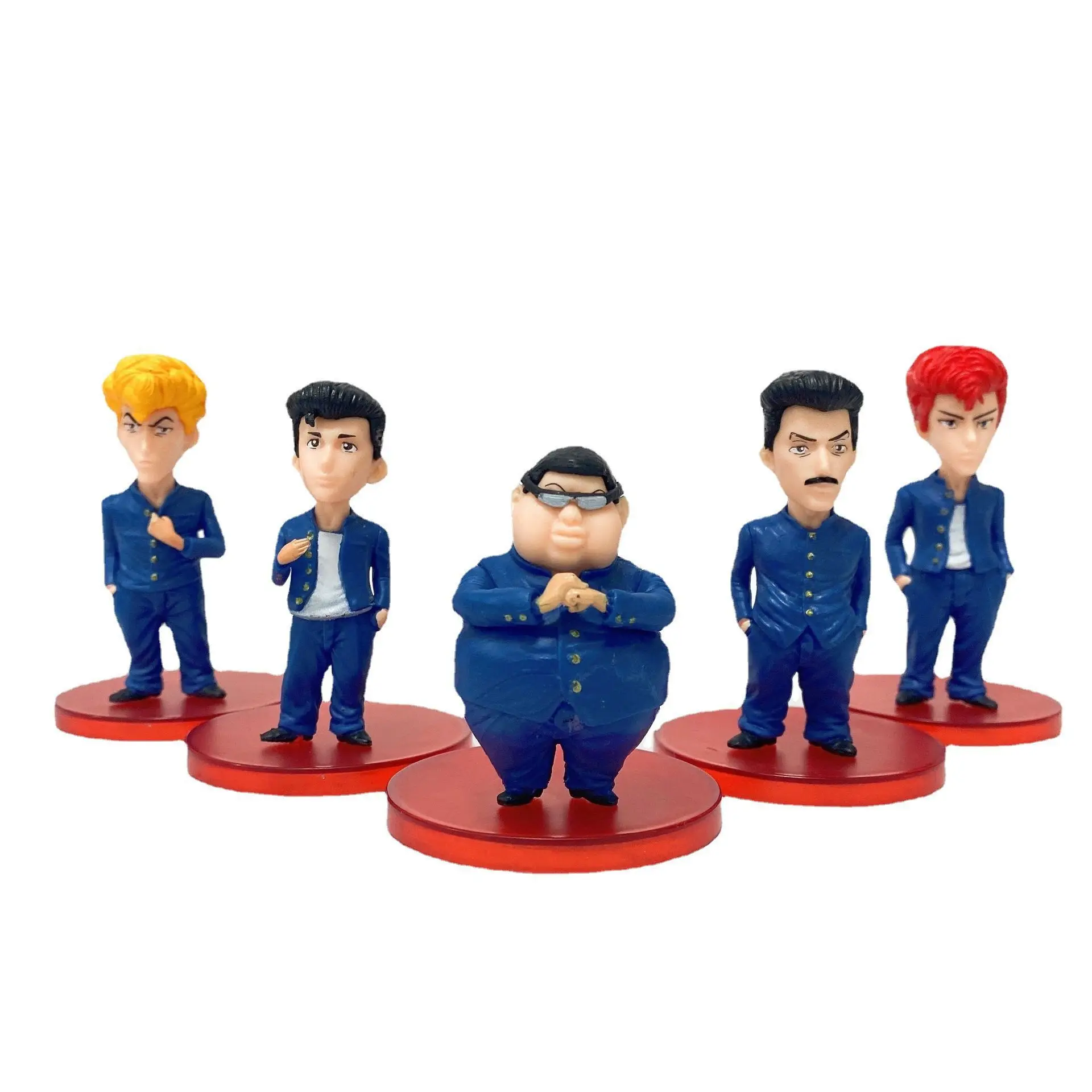 

Slam Dunk 5pcs/set Kawaii Manga Anime Action Figurines Doll Cute Sakuragi Hanamichi Figure Model Toys Room Decor Gift for Girls