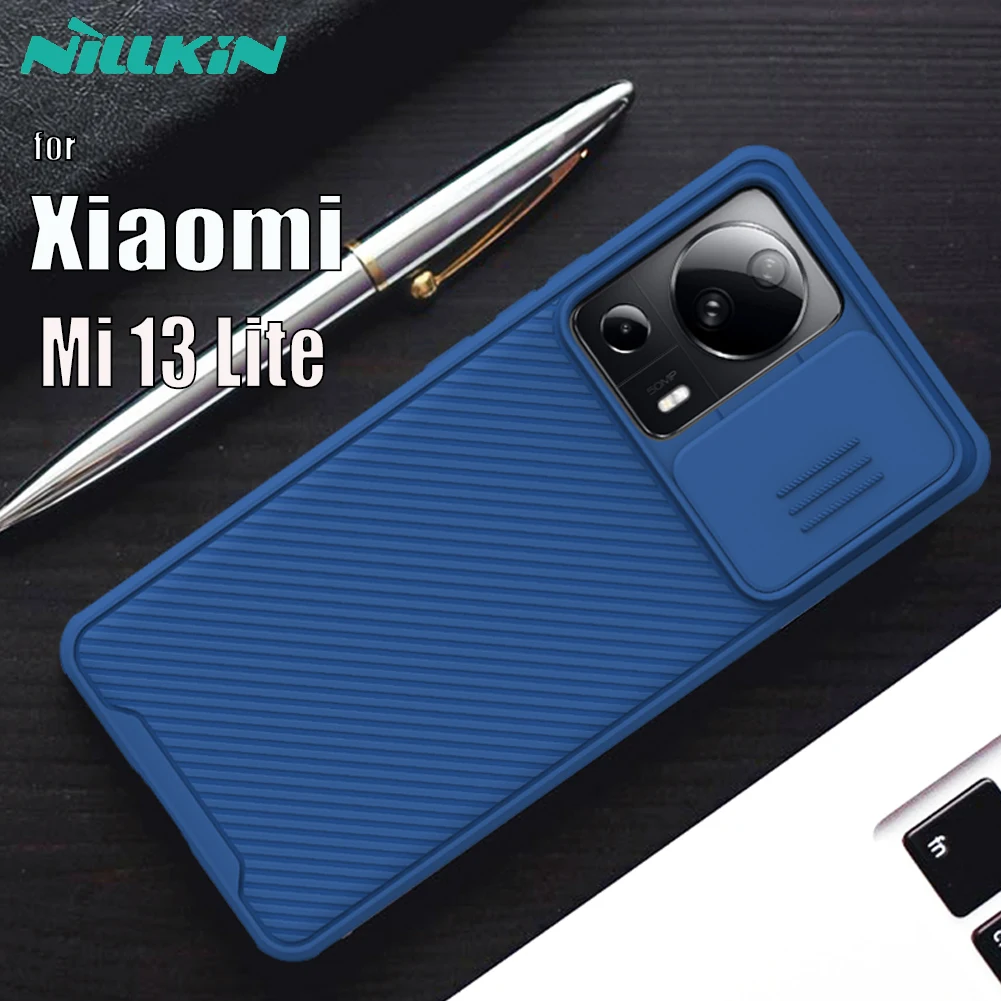 

Nillkin Case for Xiaomi 13 Lite 5G Case Slide Camera Protection Lens Protect Privacy Hard PC Cover for Xiaomi Mi13 Lite Capa