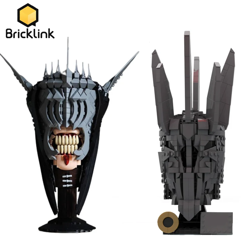 S King Of Ring Mouth Of Sauroning Action Figures Helmet Set Building Blcosk Kid Toys Christmas Gift