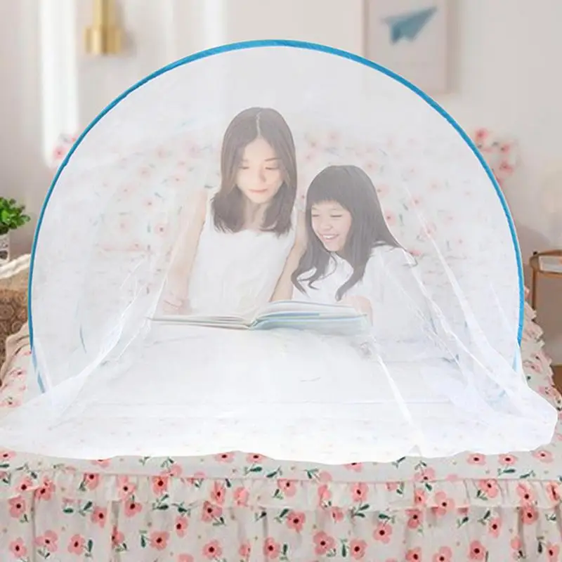 Летняя сетка для кровати складная детская палатка сна без дна портативная