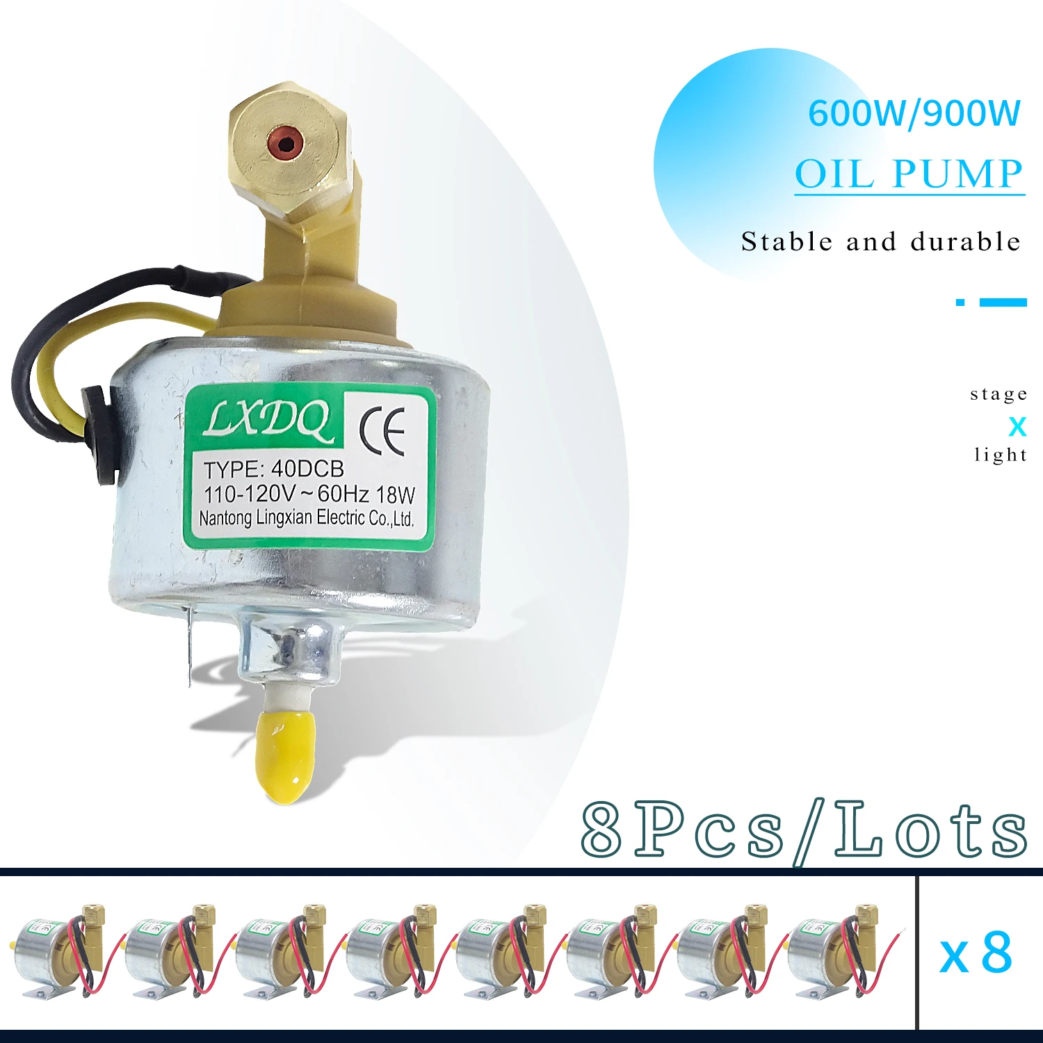 Best Accesorios para máquina de niebla, varillas de bombeo, bomba electromagnética de juntas de plástico, 8 unids lote, 400w, 600w, 900w