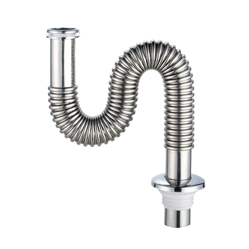 

Stainless Steel Kitchen Sink Drain Pipe,For Sink Drain Sewer Floor Drain Kitchen Faucet Accessories