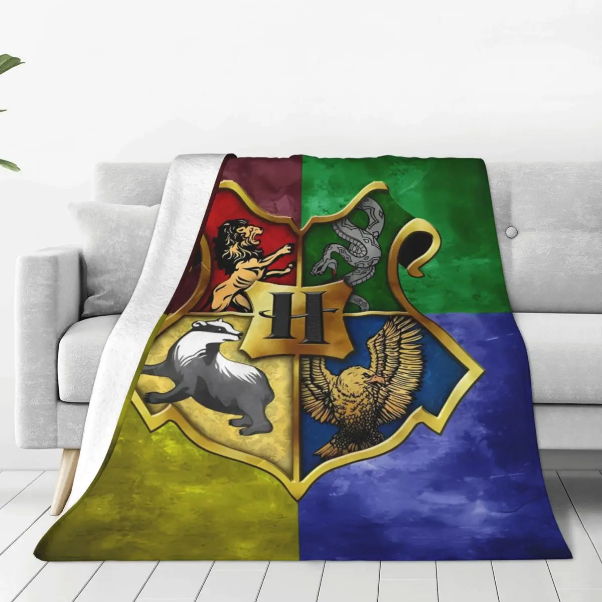 Теплое одеяло для путешествий Harrys Potters фланелевое покрывало дивана-кровати