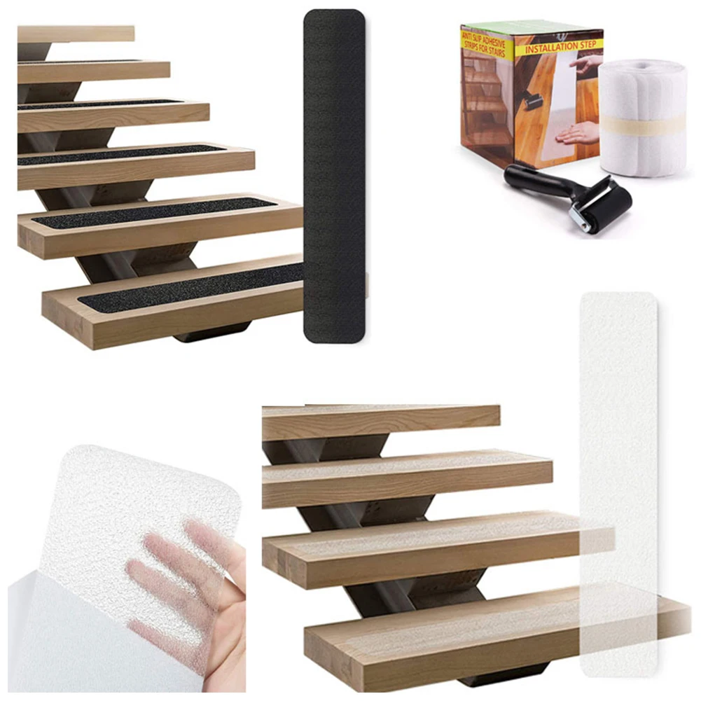 

Stairs Step Floor Anti-slip Stickers Waterproof Self Adhesive Stickers Night Safety Anti Slip Tape For Stairs Bath Floor New