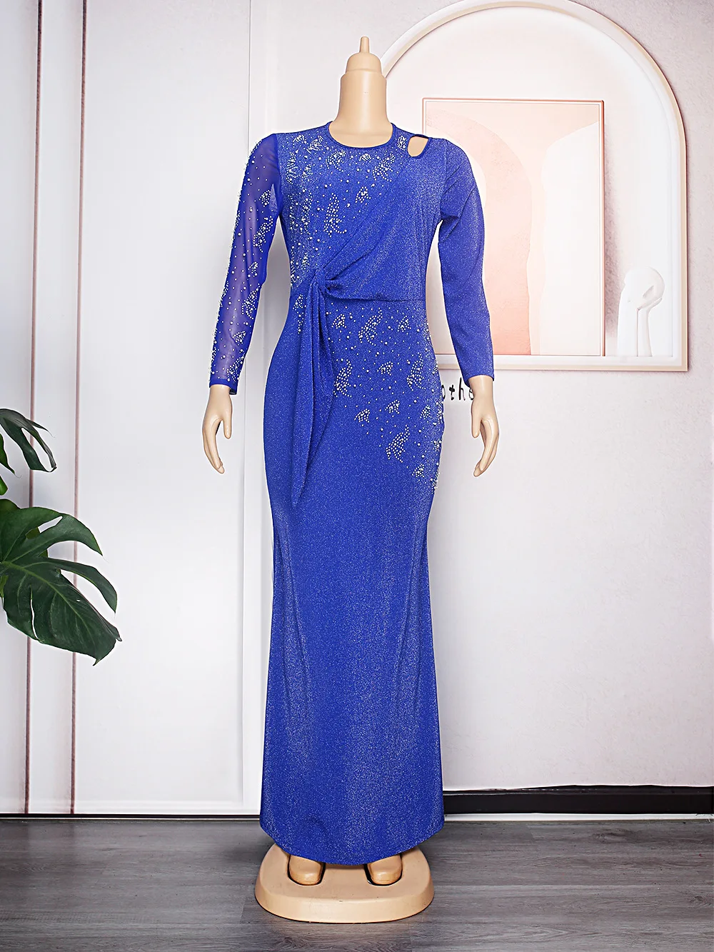 

African Turkey Dresses For Women 2023 New Elegant Bodycon Mermaid Long Dress Wedding Party Ladies Robe Ankara Outfits Boubou