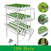 108 holes hydroponic growth system vegetable planter automatic hydroponic growing system with water pump and accessories