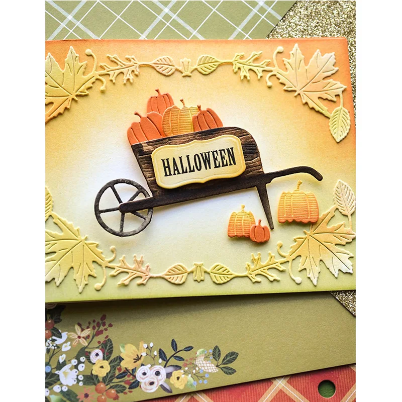 Новинка украшение на колесиках металлическая высечка шаблон для скрапбукинга