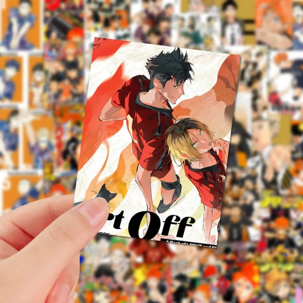 10/30/63 шт. волейбольное Аниме Haikyuu! Водонепроницаемые наклейки-постеры DIY скейтборд