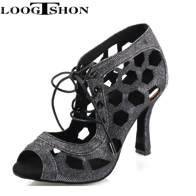 2021 Salsa Argentine Tango Dance Shoes High Quality Suede Leather Sole Dance Booties Bachata Latin Dance Shoes For Women