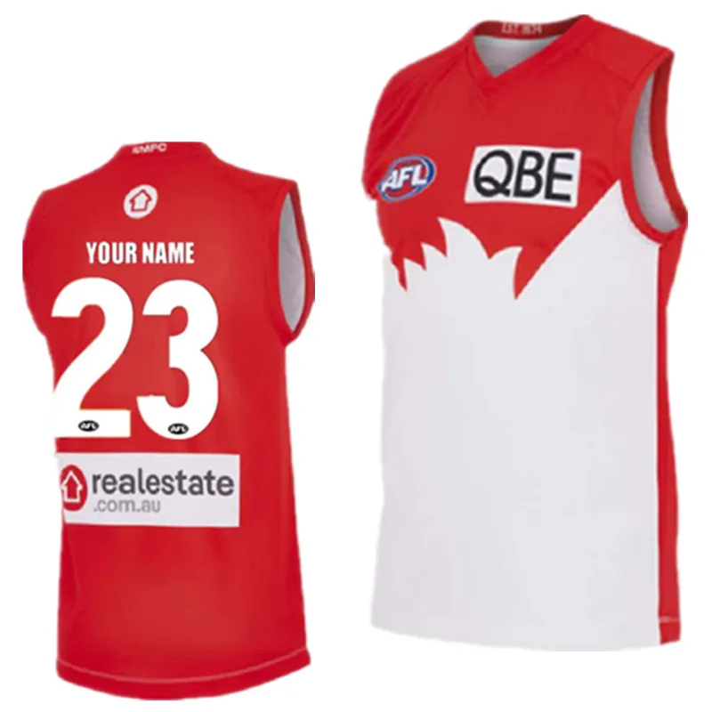 

2023 SYDNEY SWANS HOME GUERNSEY JERSEY 2023/2024 Sydney Swans Guernsey Home/Away/Indigneous Rugby Jersey size S--3XL