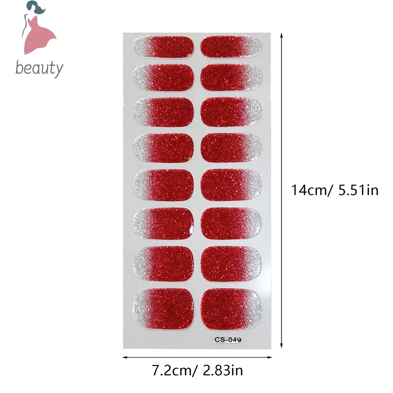 Полузатвердевающие наклейки для ногтей твердые гелевые обертки клейкие ленты с