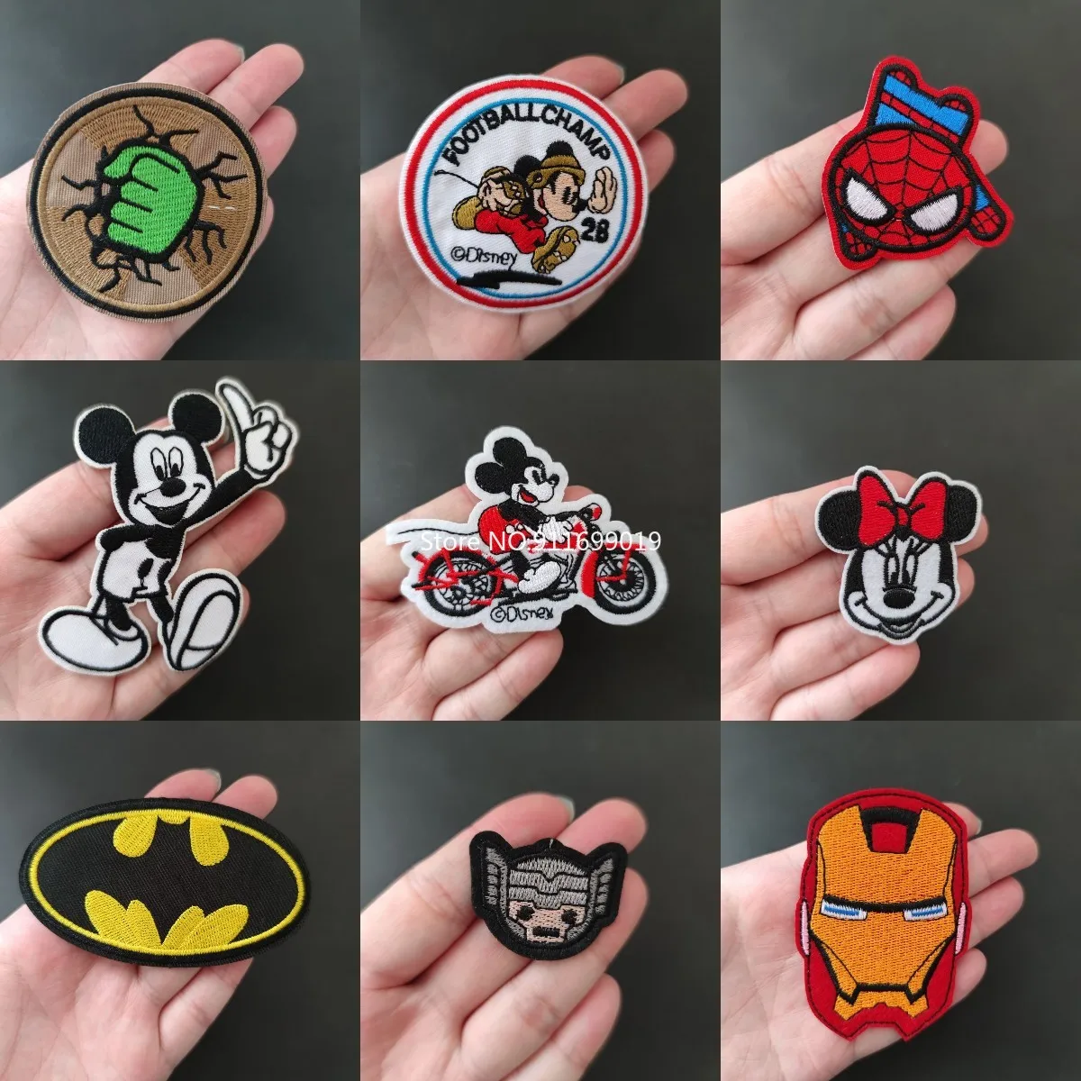 Нашивки Disney одежда с героями мультфильмов Marvel Железный человек Человек-паук Халк