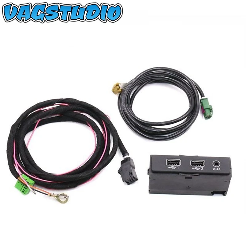 

Для Audi A4 A5 B9 8W Q5 Q7 FY CarPlay Android автоматический USB-интерфейс для смартфона 8W0 035 736 8W0035736