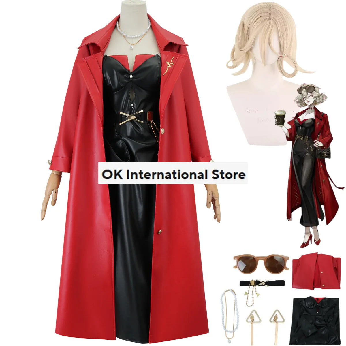 Косплей-костюм для косплея аниме Мэри кровавая королева парик сестры