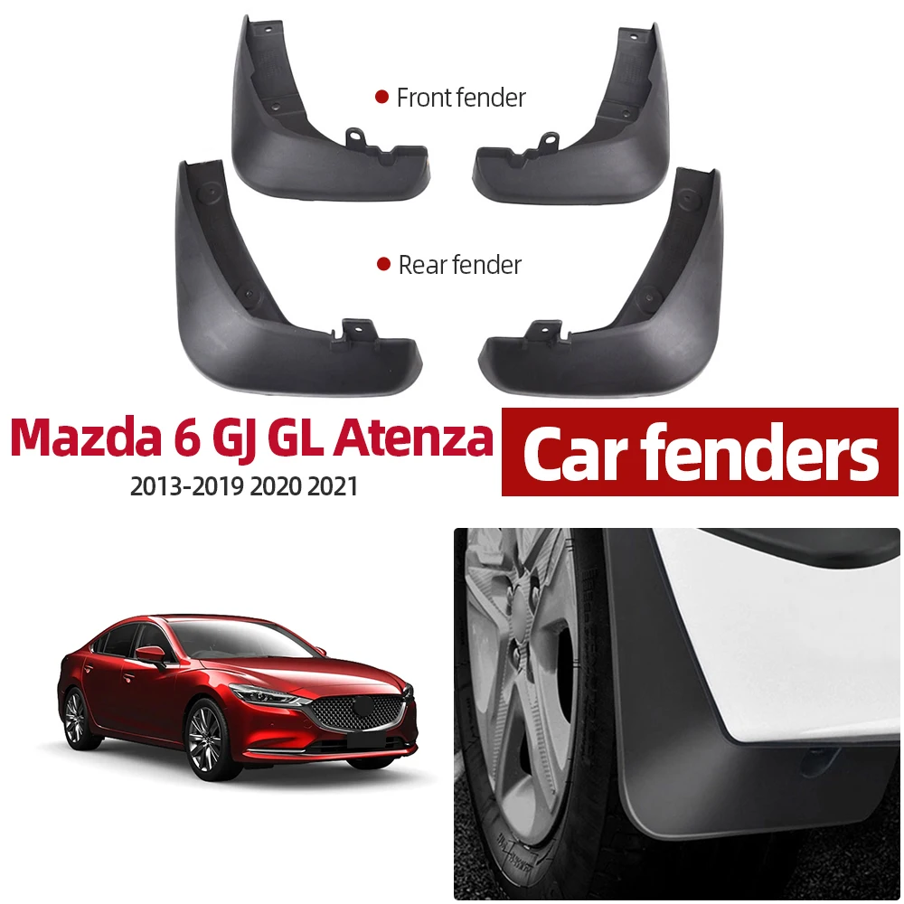

Car Mud Flaps Guards Splash For Mazda 6 GJ GL Atenza 2013-2019 2020 2021 Front Rear Mudflaps Guards Mud Flap Mudguard Fender