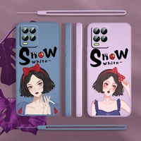 the most fashionable snow white for realme gt neo2 master narzo 50i 50a c21y c17 c11 c2 xt x2 x7 pro liquid rope phone case