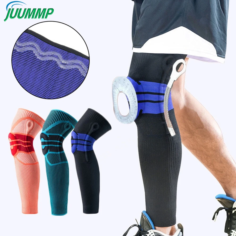 

1Pcs Full Leg Knee Brace Compression Sleeve Support with Patella Gel Pads & Side Stabilizers for Meniscus Tear,Joint Pain Relief