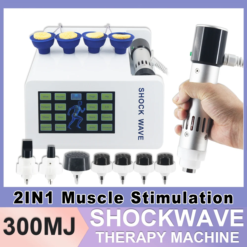 Машинка для терапии Shockwave электрическая стимуляция мышц лечение спортивных