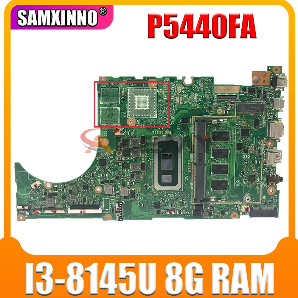 

original P5440FA mainboard P5440 P5440F P5440FA 8GB RAM I3-8145U CPU for asus laptop motherboard