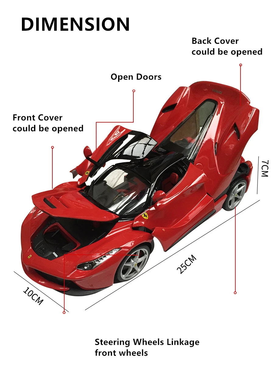 Bburago весы 1:18 Ferrari LaFerrari Premium Edition металлическая литая под давлением модель