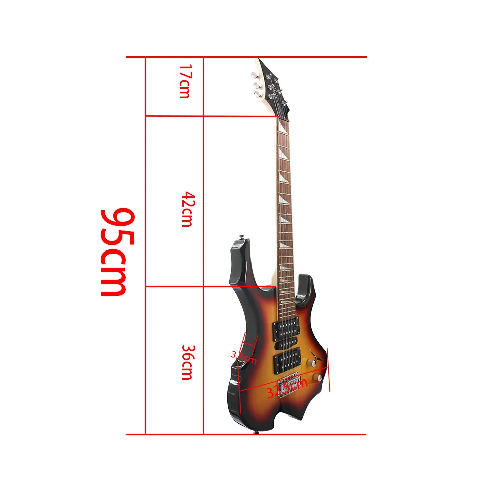 IRIN Electric Guitar 39 Inch 6 String 24 Frets Basswood Body Electric Guitar Guitarra With Speaker Guitar Parts Accessories enlarge