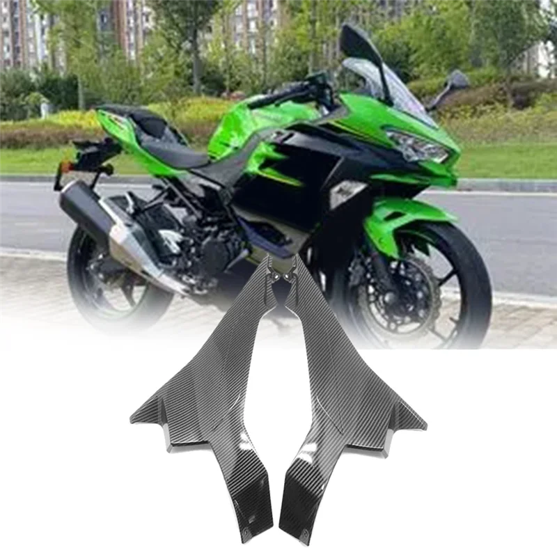 1 пара ABS углеродного волокна боковая панель бензобака обтекатель для Kawasaki Ninja EX400