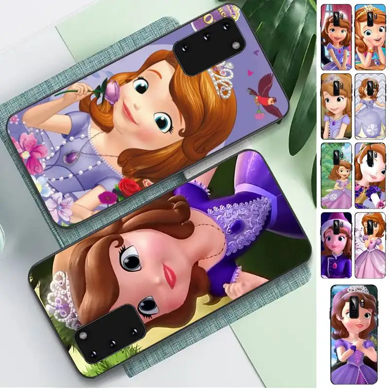 

Disney Sofia the First Phone Case for Samsung S10 21 20 9 8 plus lite S20 UlTRA 7edge