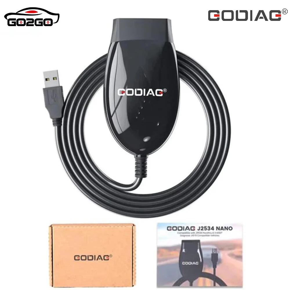 Фото GODIAG GD101 Openport 2.0 J2534 совместим с Honda HDS 3.104.024, Toyota Techstream V17.30.011, JLR SDD V163, Forscan 2.3 №2