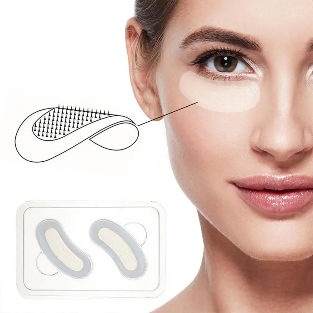 

1Pair Hyaluronic Acid Microneedle Eye Patches Mask For Anti Wrinkle Aging Dark Circles Moisturizing Under Eye Gel Pads Skin Care