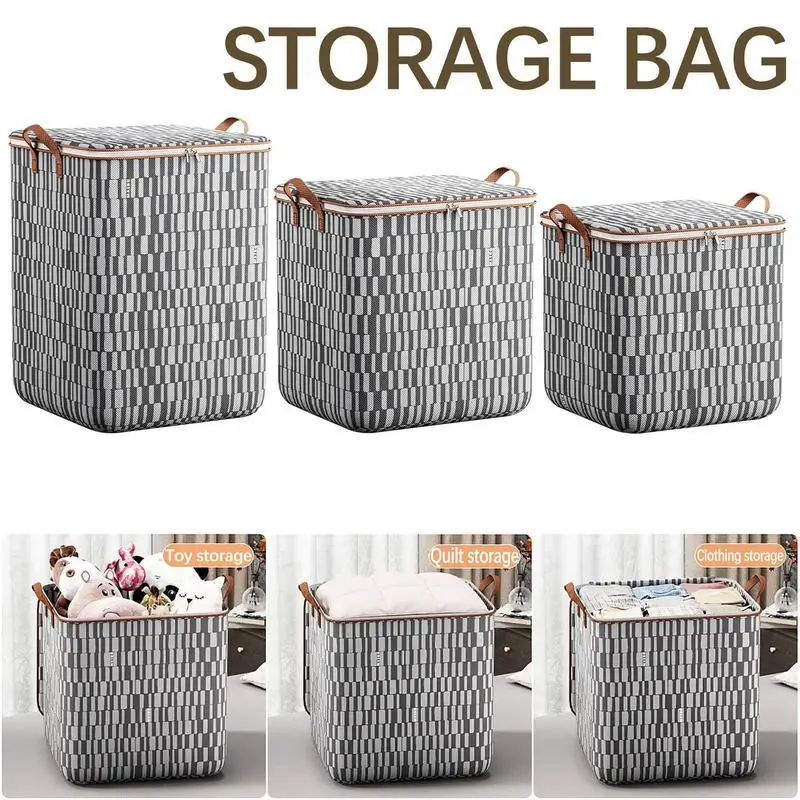 

Сумка для хранения одежды, многофункциональный органайзер для одежды, портативный шкаф, коробка для хранения большой емкости, игрушки сумки для хранения стеганых одеял для игрушек