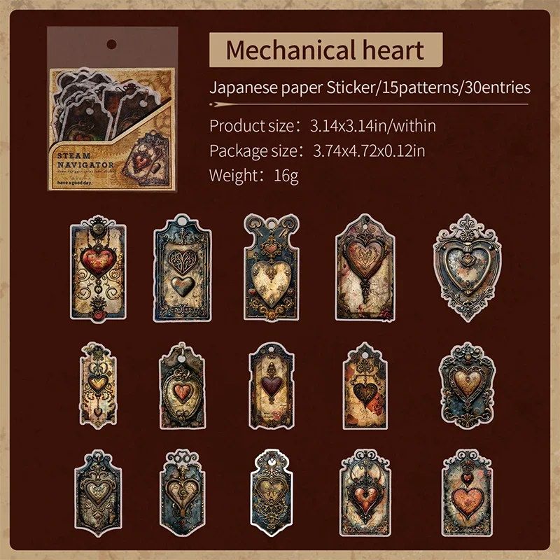 

Набор стикеров Jianwu Steam Pilot