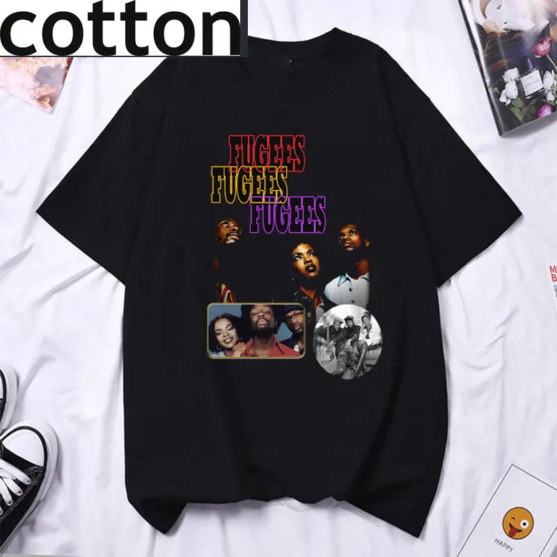 

Футболка The Fugees мужская с принтом, Ретро стиль, хип-хоп, регги, фьюжн, музыка, Лаурин Хилл, летняя рубашка с коротким рукавом