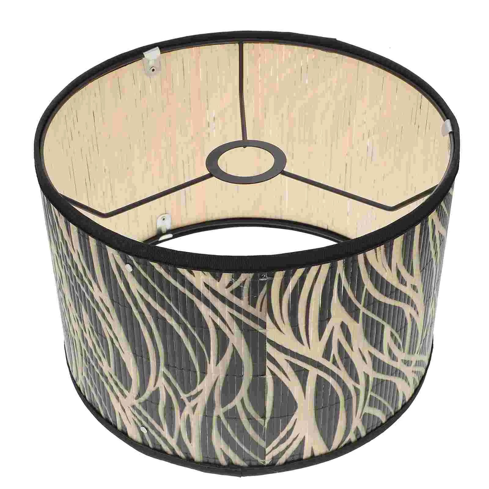

Lamp Shade for Table Lamp Bedside Lamp Floor Lamp Replacement Clip- On Lampshade Drum Lampshade Light Cover Black